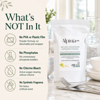 Powerful Dishwasher Detergent with Enzymes — No Microplastics, No Residue