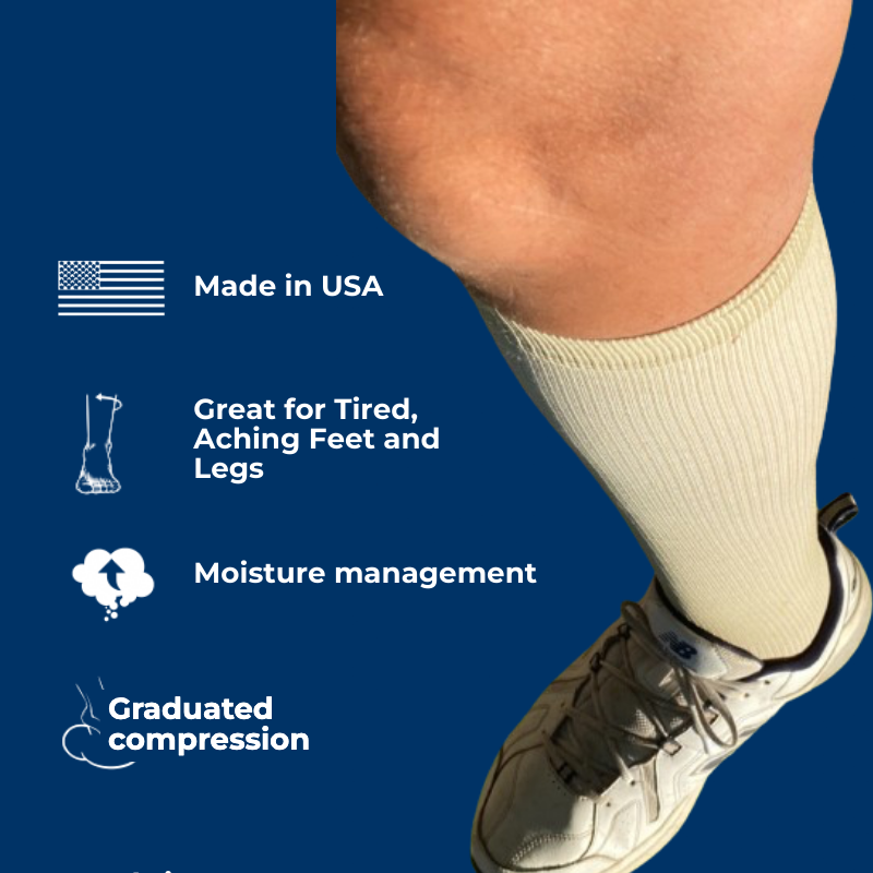 Women's Over The Calf Compression Stocking Socks (1 Pair)