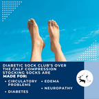 Women's Over The Calf Compression Stocking Socks (1 Pair)