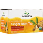 100% Organic Ginger Root Tea - Caffeine-Free