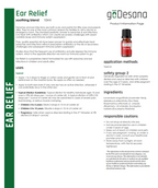 Ear Relief Essential Oil for Earaches and Infections