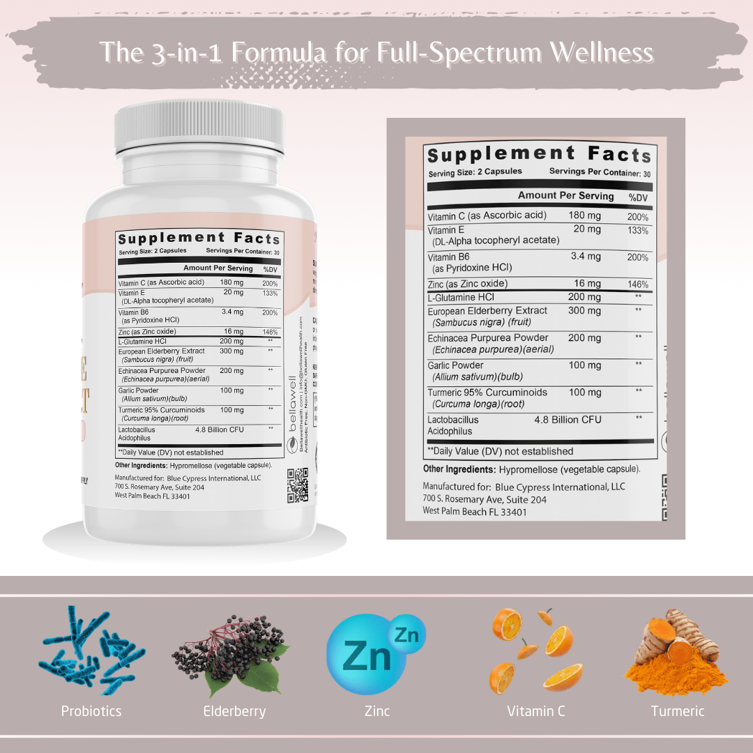 Emergency Immune Support – Daily Wellness with Probiotics by Bellawell