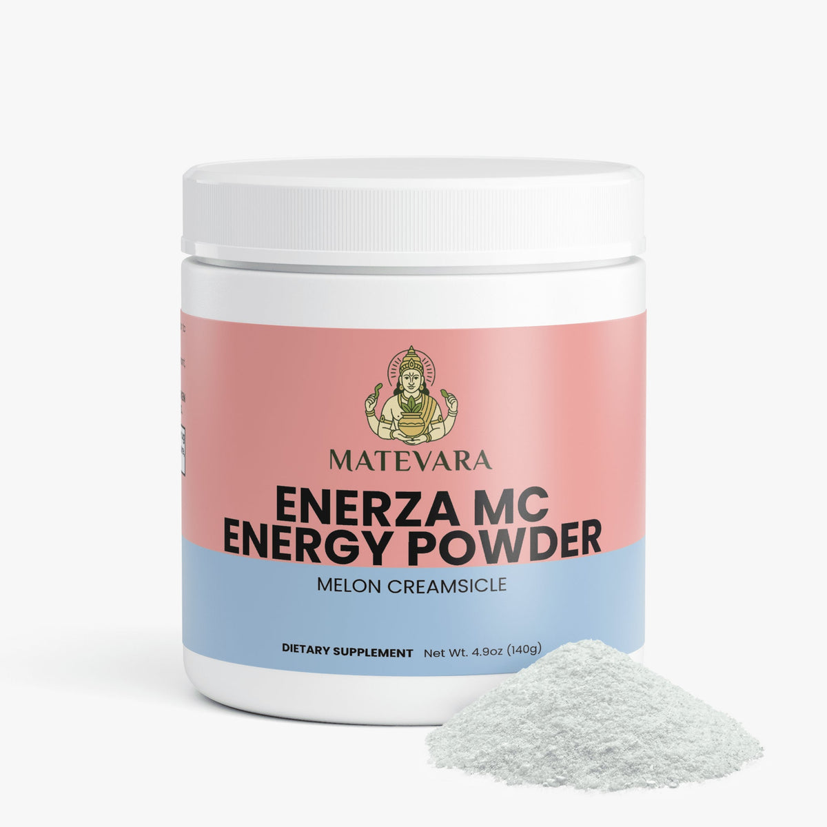 Enerza MC Energy Powder Melon Creamsicle | Sugar-Free Focus Support | 140g