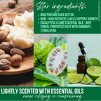 Natural Shampoo Bar Eucalyptus & Lime Essential Oils with Noni