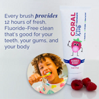 Fluoride Free Kids Whitening Bubble Berry Toothpaste with Xylitol