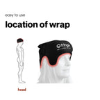 Fringe Wireless Headwrap for Red Light Therapy