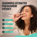 Organic Mushroom Complex Supplement Capsules