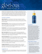 Glorious Divine Facial Serum with Plant Peptides