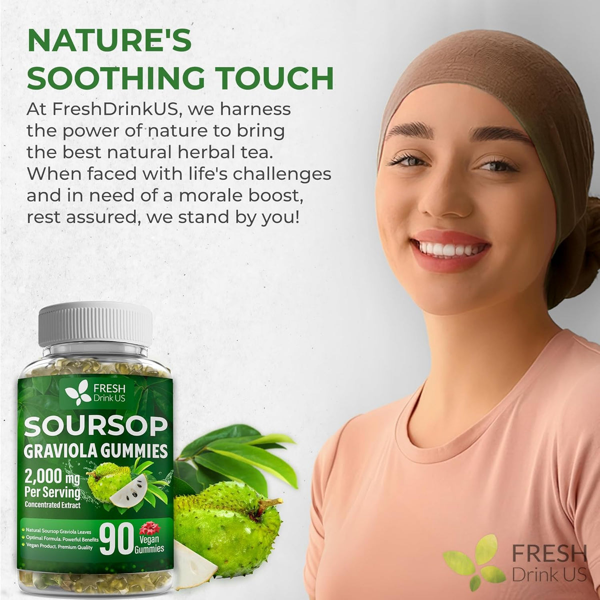 Premium 90 Soursop Graviola Gummies