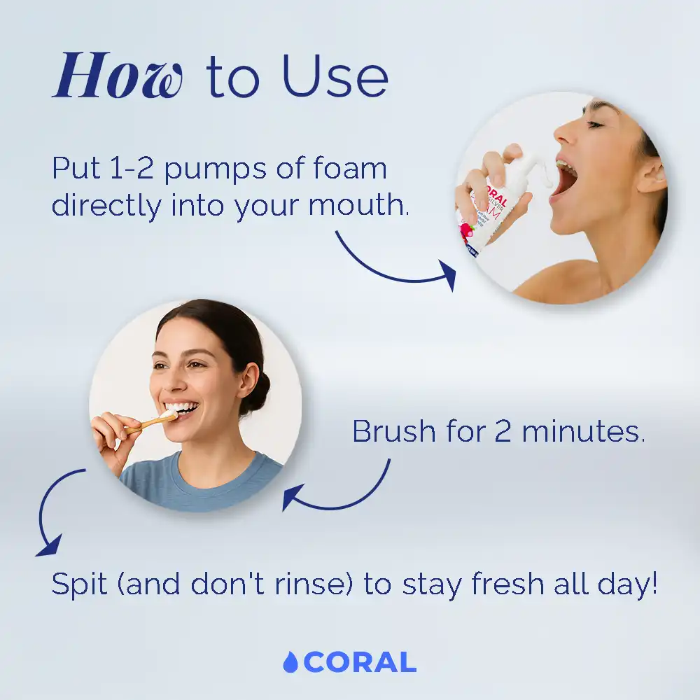 Fluoride Free Foaming Bubble Berry Kids Toothpaste with Xylitol & Nano Silver