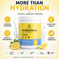 Hydravia Le Hydration Powder | Sugar-Free Lemonade | 30 Servings