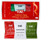 Santa's Spa Shower Steamers 6 Pack | Christmas Gift | Spa Gift | Stocking Stuffer | Aromatherapy | Handmade Gift | Holiday Spa