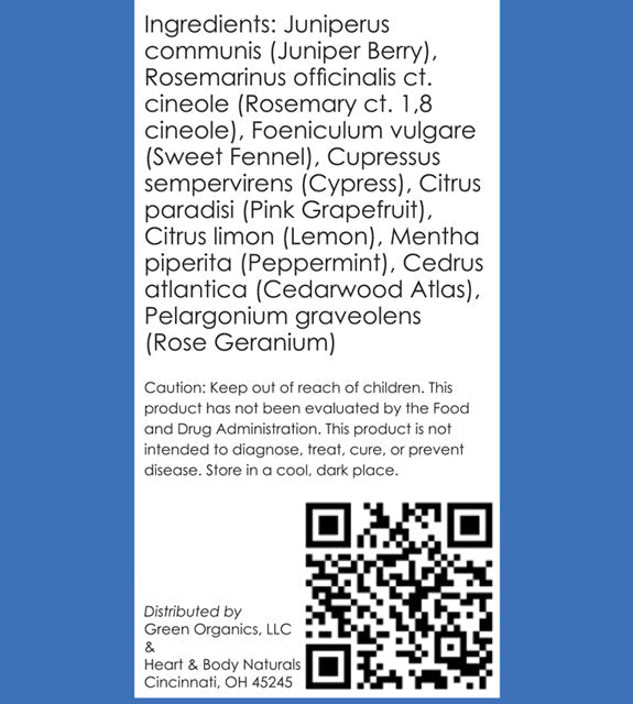 Kidneys and Bladder Detoxification Essential Oil Blend