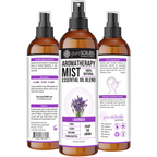 Lavender Aromatherapy Mist - 100% Natural Essential Oil Blend for Room, Body, Linens