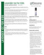Lavender Ice Soothing Essential Oil Blend for Migraines and Headaches