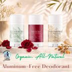 Aluminum-Free Deodorant | Organic & Vegan | Paraben, Phthalate Free | Detoxes Lymph Nodes