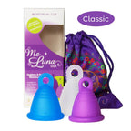 MeLuna Low Cervix Menstrual Cup | Shorty | Classic | Ring Handle