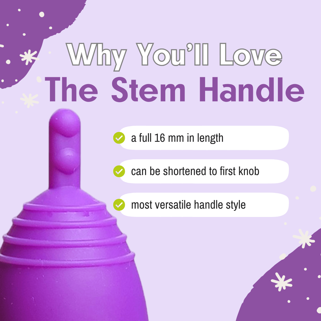 MeLuna Menstrual Cup | Sport | Stem Handle