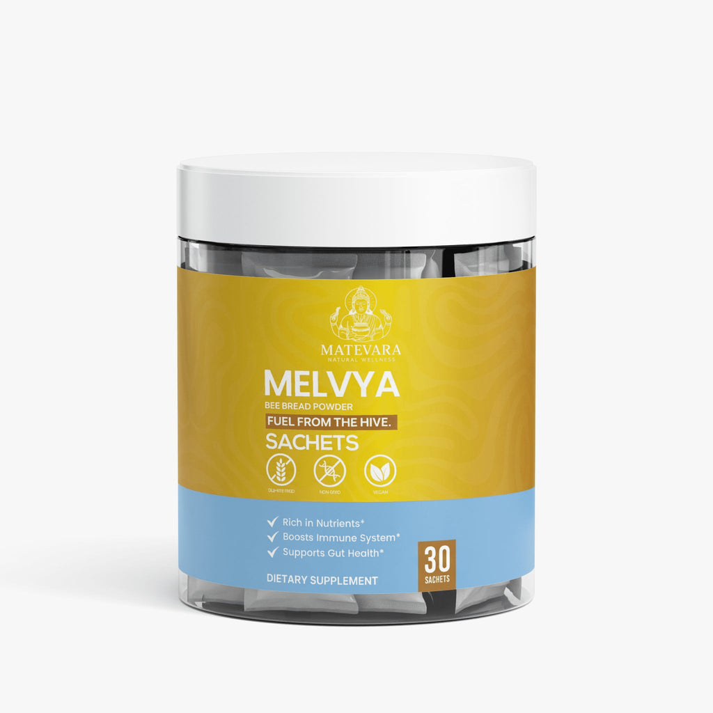 Melvya Bee Bread Powder |Nutrient-Rich Wellness Powder | 30 Servings