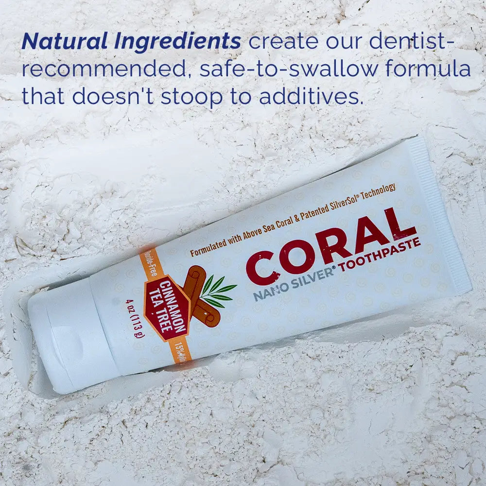 Fluoride Free Cinnamon Toothpaste with Nano Silver & Xylitol