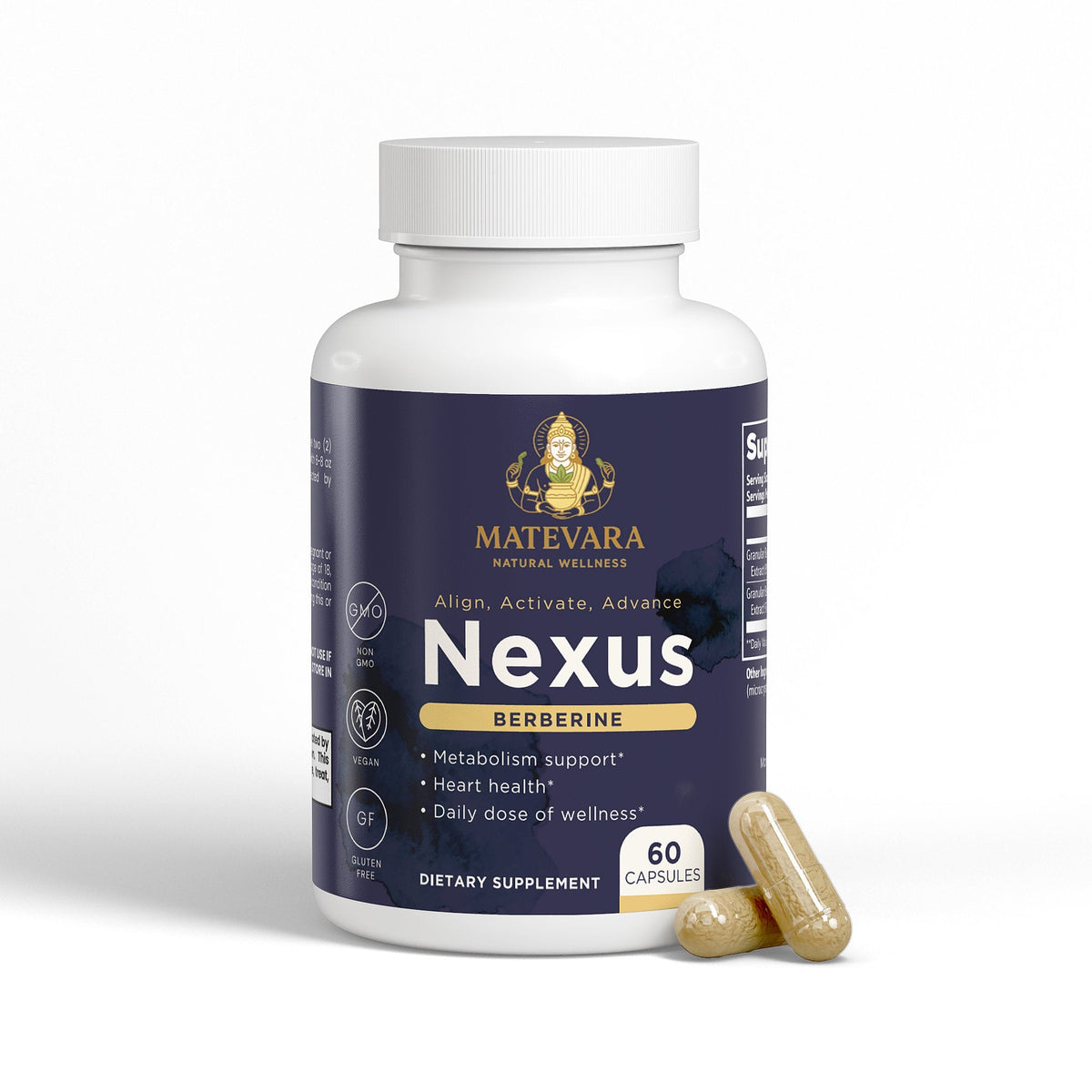 Nexus Berberine HCL Supplement | 60 Count