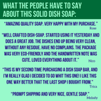 Solid Dish Soap Bar Non-Toxic, Unscented, Plastic-Free Dishwashing