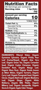 Organic Herbal Diabetes Formula