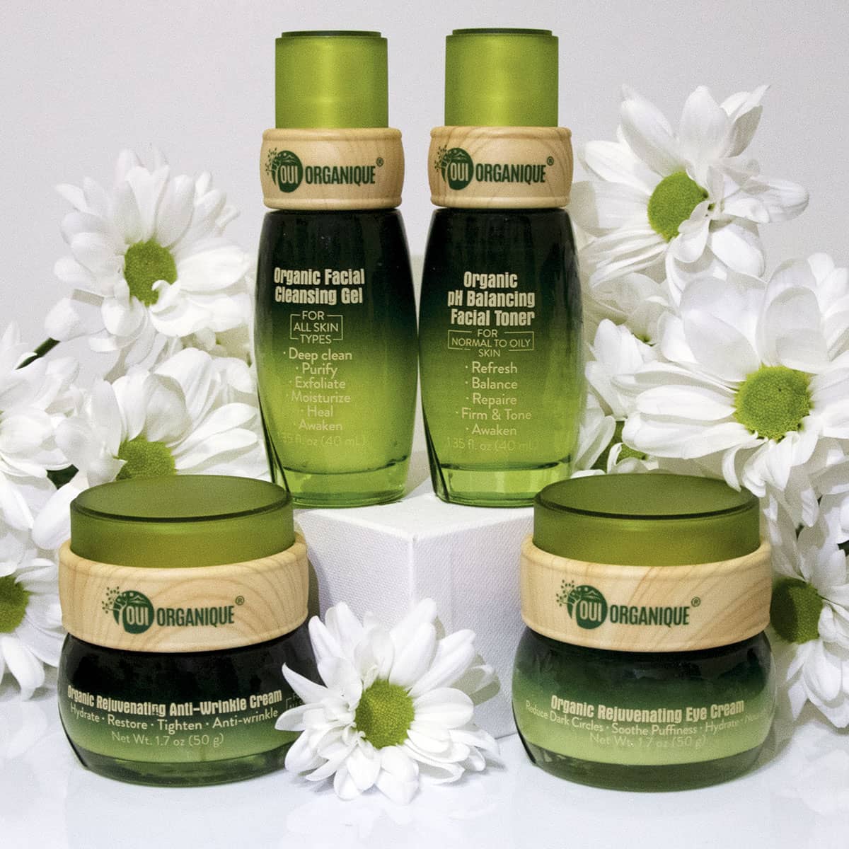 Certified Organic Anti-Aging Value-Pack Skincare Set