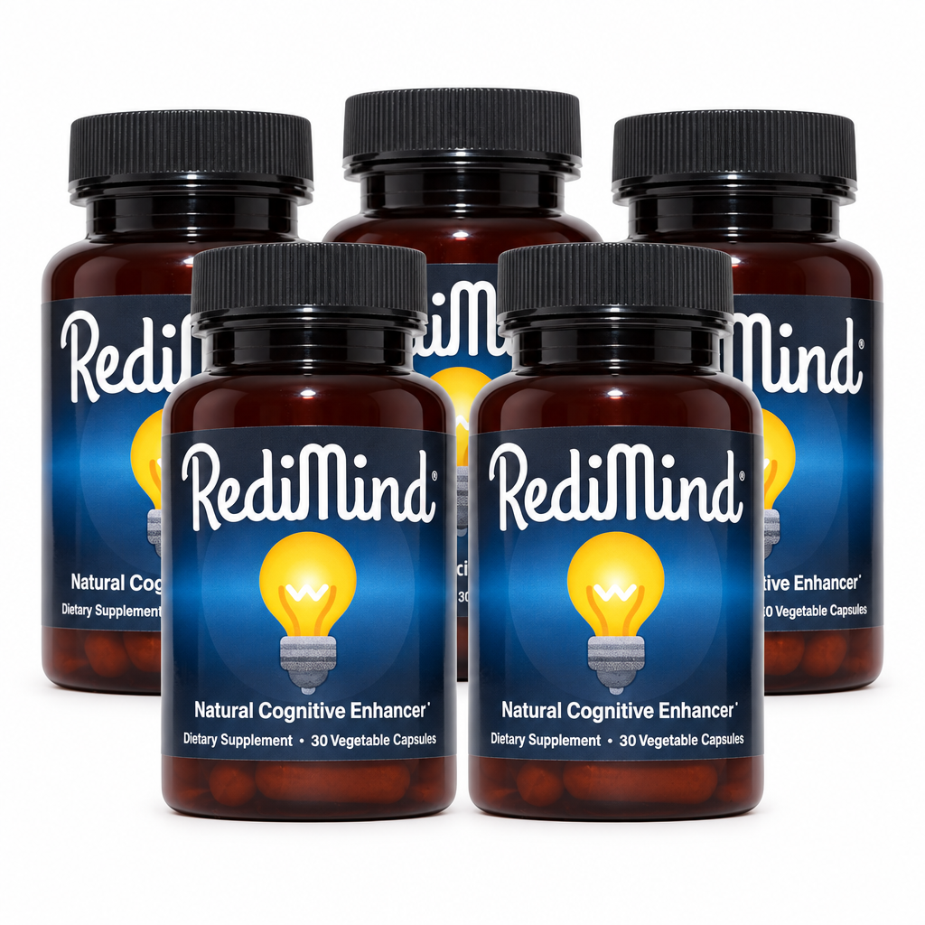 RediMind – Natural Cognitive Enhancement Supplement for Memory, Focus & Mental Clarity