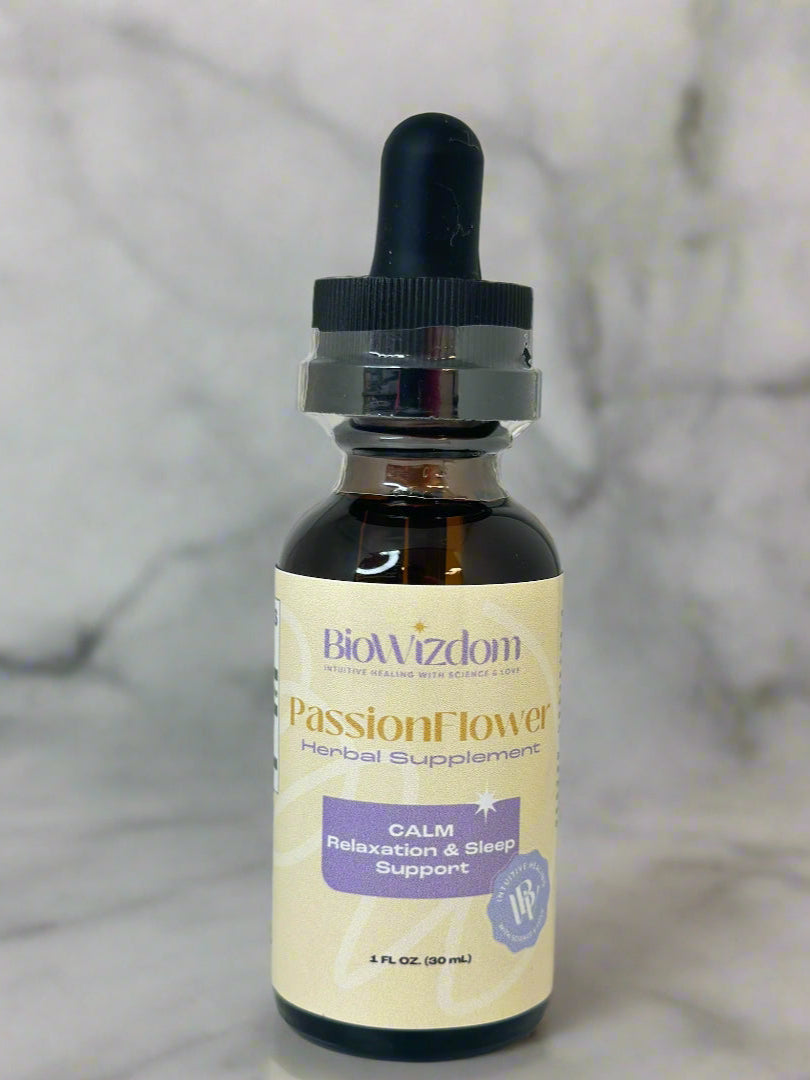 BioWizdom Passionflower Tincture 1 oz Bottle
