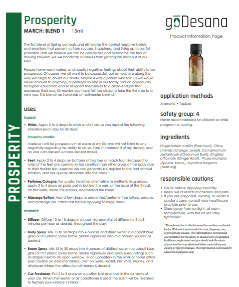 Prosperity Challenge Essential Oil Gift Box + FREE Prosperity & Finishing Oil