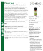 Ravintsara Essential Oil - Great for the Flu, Shingles, and Herpes