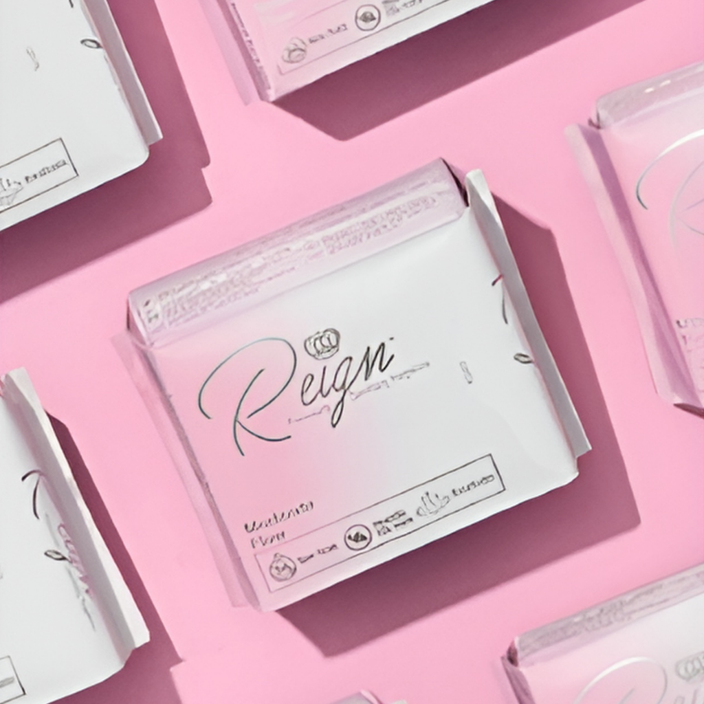 Moderate Flow Reign Premium Sanitary Napkins (10 Per Pack)