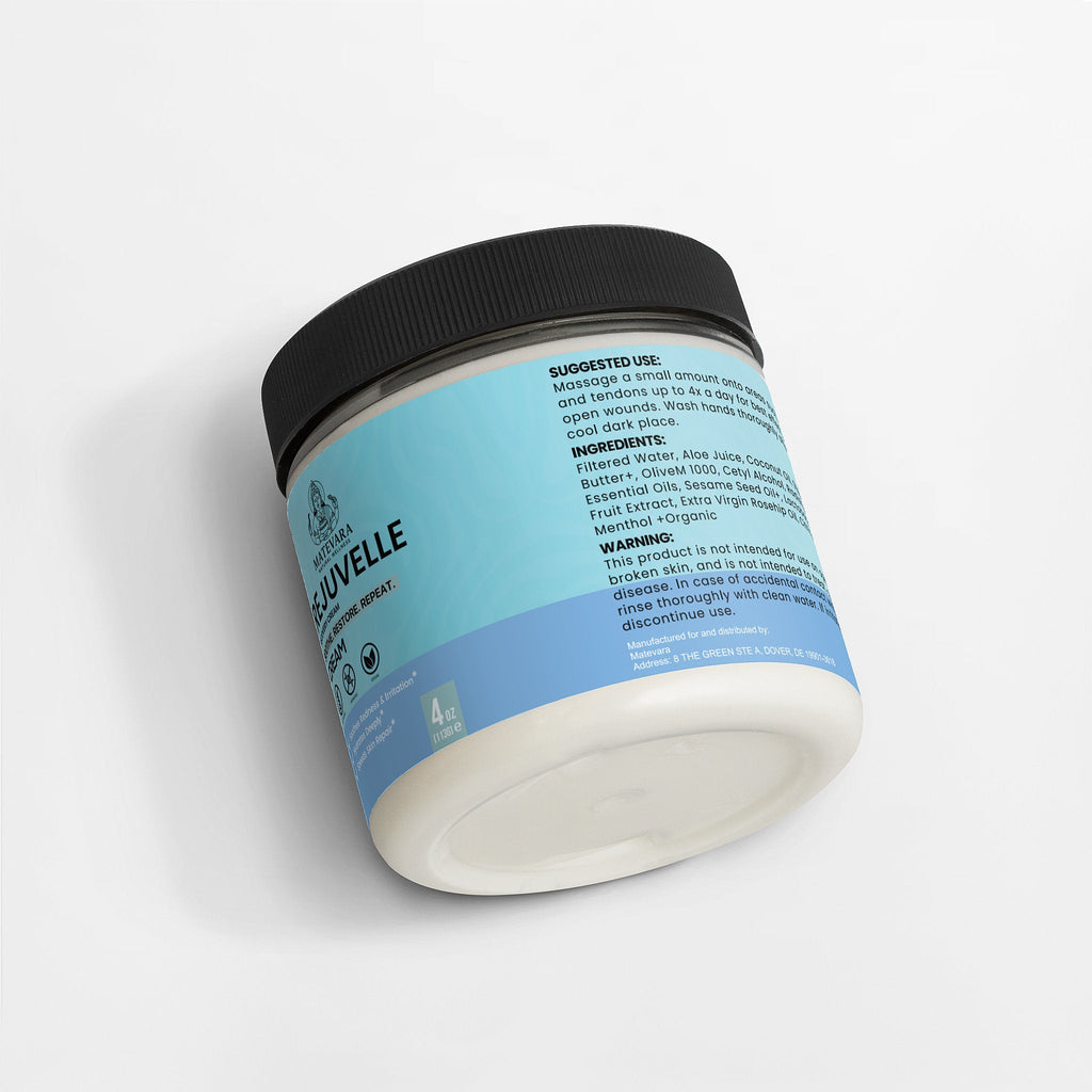 Rejuvelle Recovery Cream | Hydrating Skin Moisturizer | 4 oz