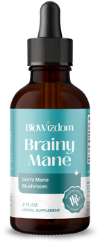 BioWizdom Brainy Mane Tincture 2 oz Bottle