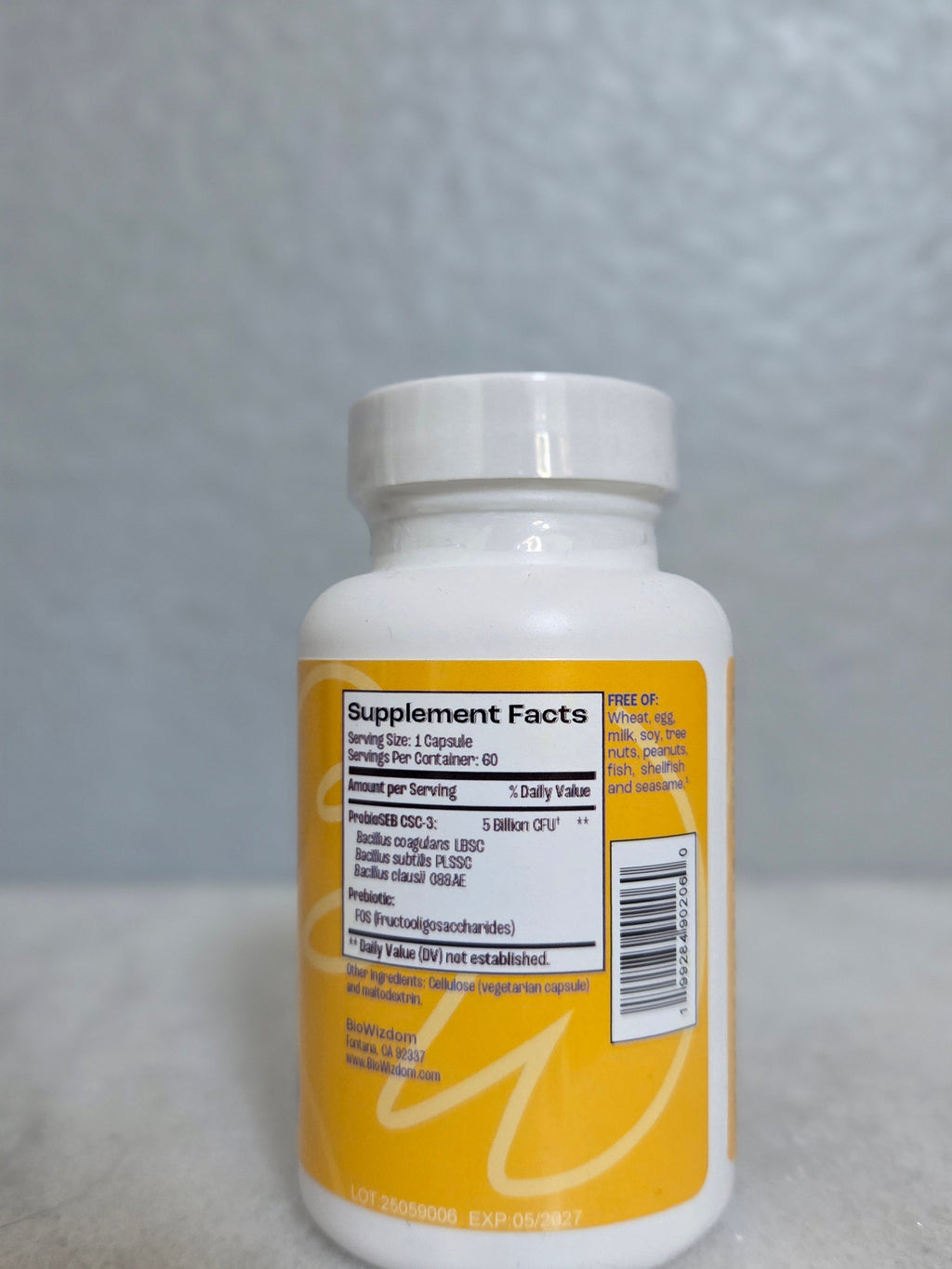 BioSpores Probiotics 60 caps