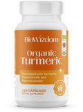BioWizdom Organic Turmeric (120 caps)