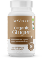 BioWizdom Organic Ginger (digestive aid) 120 caps