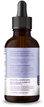 BioWizdom Bed Time Melatonin Free Sleep Tincture 2 oz
