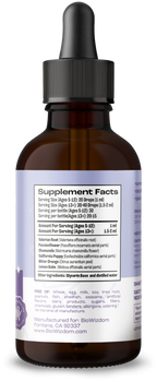 BioWizdom Bed Time Melatonin Free Sleep Tincture 2 oz