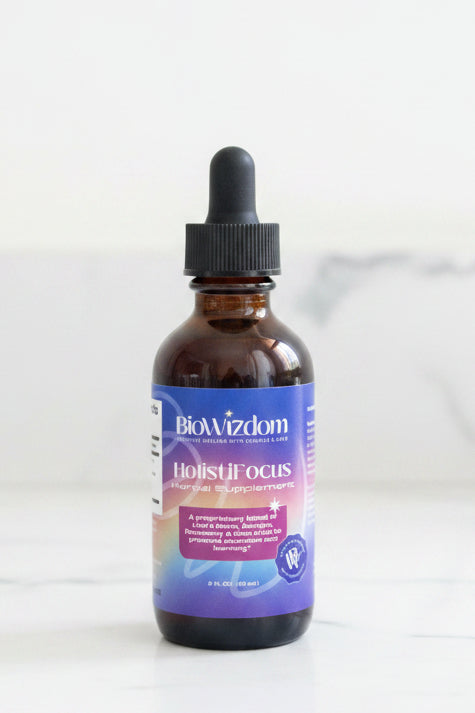 BioWizdom HolistiFocus Tincture 2 oz Bottle