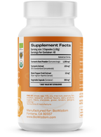 BioWizdom Organic Turmeric (120 caps)