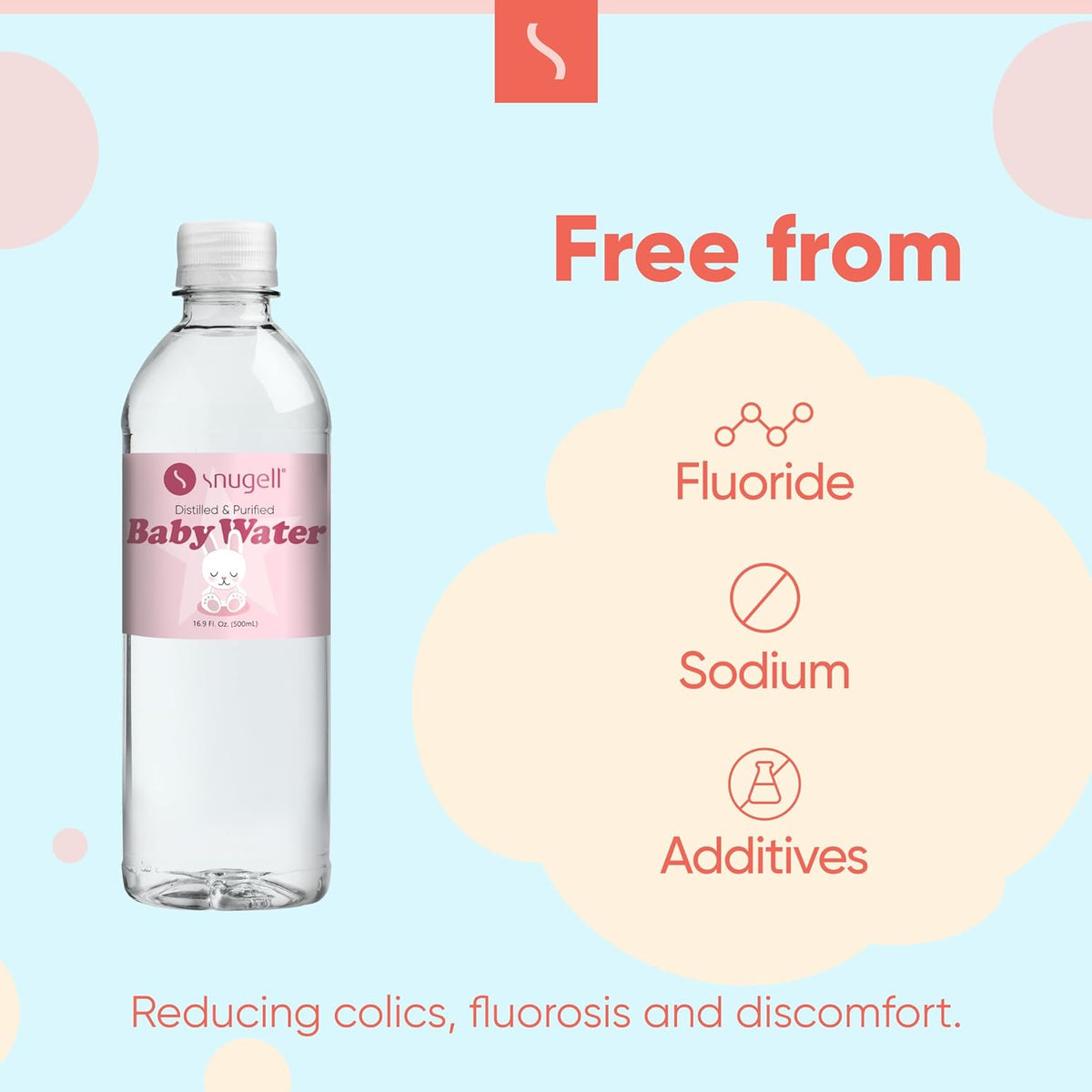 Baby Distilled Water - Water 12oz (12 pack)