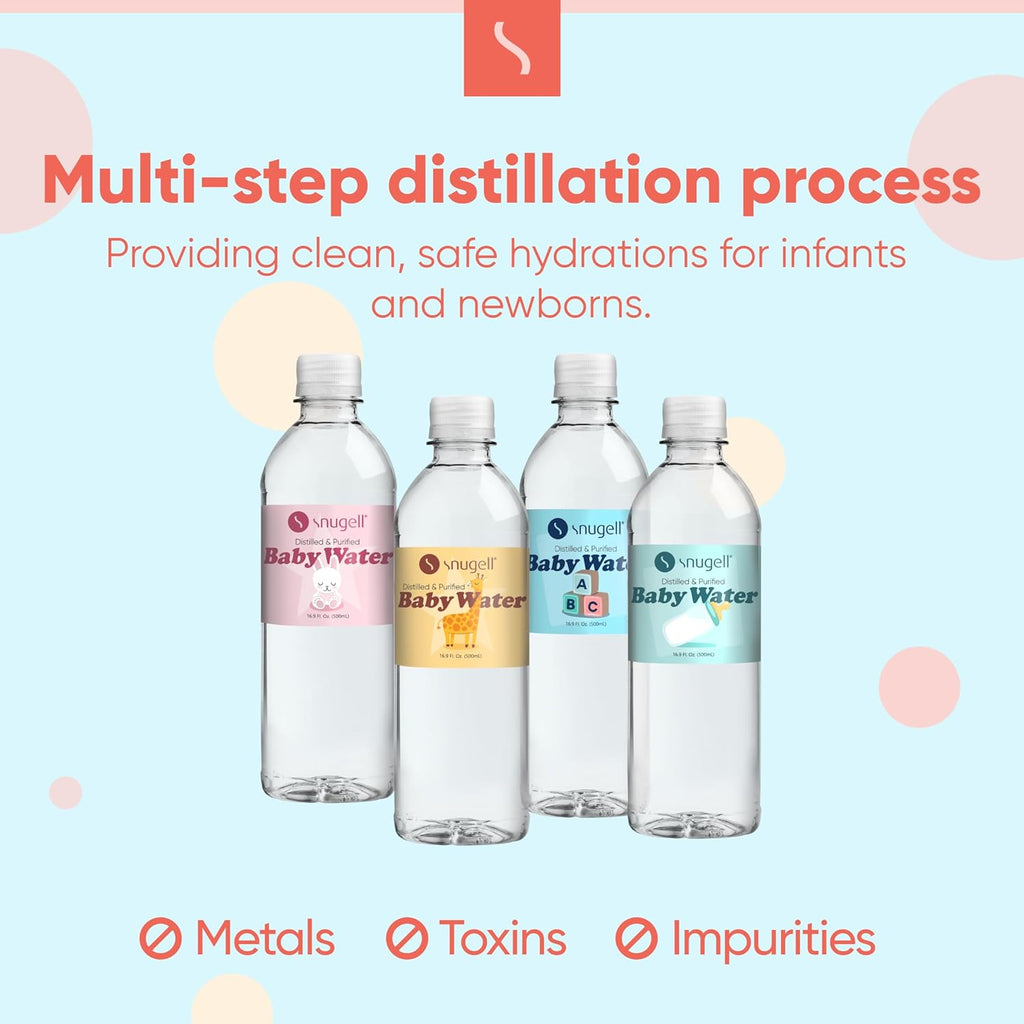 Baby Distilled Water - Water 12oz (12 pack)