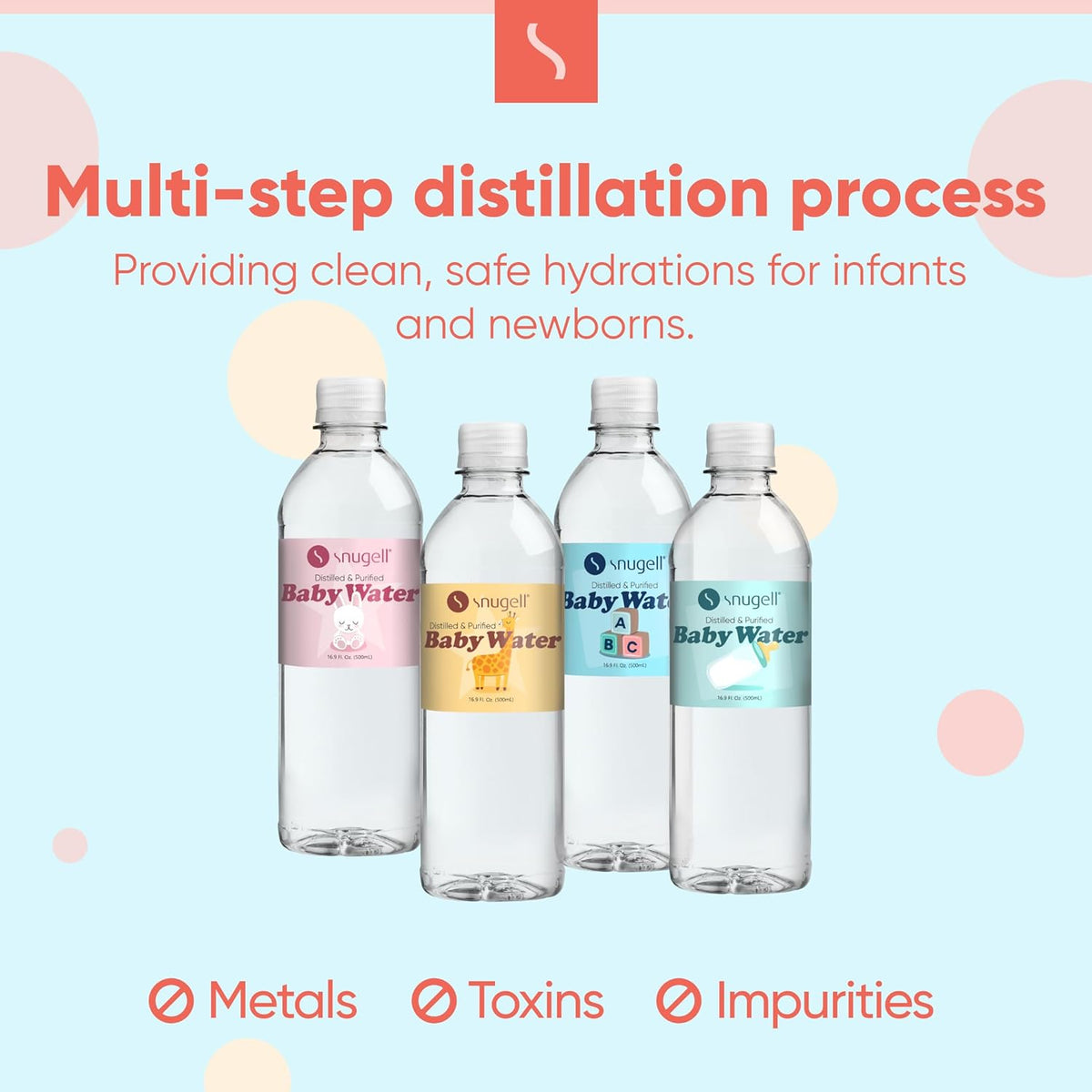 Baby Distilled Water - Water 12oz (12 pack)
