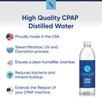 Distilled Water for CPAP Machines (6-Pack, 20 oz)