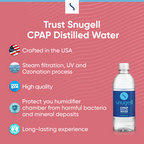 Distilled Water for CPAP Machines (12-Pack, 20 oz)
