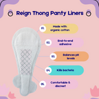 Thong Reign Premium Panty Liners (30 Per Pack)