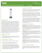 Tone Smoothing & Firming Cream