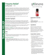 Trauma Relief Soothing Essential Oil Blend
